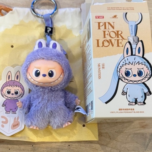 Labubu Accessories - Pin for Love bundle question mark labubu with question mark letter